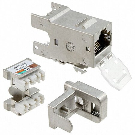 Commscope Modular Connectors / Ethernet Connectors Amp-Twist-6S Sl Jack Side Exit 1711295-2
